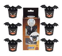 PME Halloween Bat Cupcake Decorating Kit | Fun Spooky Cake & Cupcake Toppers - Themed Baking Set for Holiday Parties & Family Celebrations