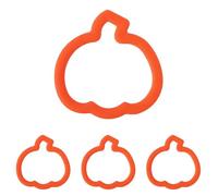 PME Halloween Cookie Cutter with Comfort Grip, Pumpkin, Orange (Pack of 4)