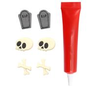 PME Halloween Edible Cupcake Decorating Kit - Grisly Graveyard (Set of 7)