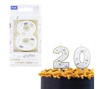 PME Harry Potter Birthday Candle, Number 8, Gold