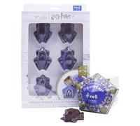 PME Harry Potter Chocolate Mould Set, Honeyduke's Chocolate Frog with Foldable Boxes & Collector's Cards