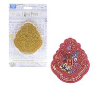 PME Harry Potter Cookie Cutter & Embosser, Hogwarts Crest, White