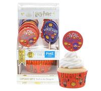 PME Harry Potter Cupcake Cases & Topper Set of 24, Troll in The Dungeon