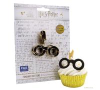 PME Harry Potter Fondant & Cookie Cutter, Set of 2, Harry's Glasses & Scar, Small