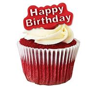 PME HB503 Set of 2 Happy Birthday Plunger Cutters, Plastic, White, 16 x 9 x 4 cm