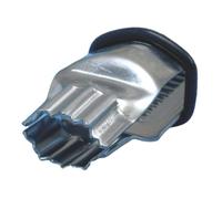 PME Holly Serrated Crimper, Large, Silver