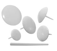 PME Icing Flower Nails with Handle in White ABS Plastic Food Grade - Set of 5