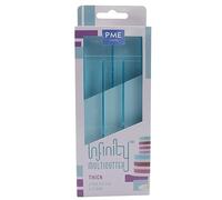 PME IMC200 Infinity MultiCutter-Thin Stripes, Set of 2, Plastic, Blau