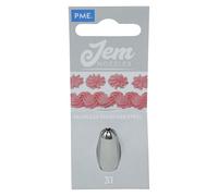 PME JEM Closed Star Piping Nozzle no. 31, Silver