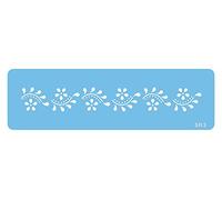 PME JEM Daisy Scroll Border Stencil, Blue