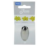 PME JEM Drop Flower Piping Nozzle no. 1F, Silver