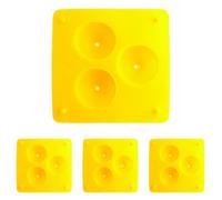 PME JEM Flower Former 3B, Yellow, 8.69 x 3 x 8.69 cm (Pack of 4)
