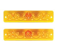 PME JEM King & Queen Lace Cutters, Set of 2, White, 9 x 2 x 16 cm