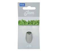 PME JEM Large Grass Piping Nozzle no. 235, Silver