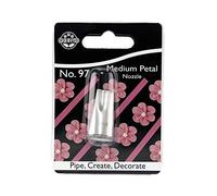 PME JEM Medium Petal / Ruffle Piping Nozzle no. 97, Silver