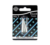 PME JEM Round Piping Nozzle no. 3, Silver