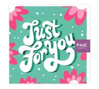 PME 'Just For You' Greeting Card