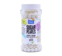 PME Large Sugar Pearls 90g - White
