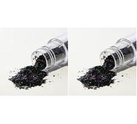 PME Magic Sparkles, Edible Iridescent Glitter - Black Onyx (3g) (Pack of 2)