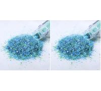 PME Magic Sparkles, Edible Iridescent Glitter - Island Lagoon (3g) (Pack of 2)