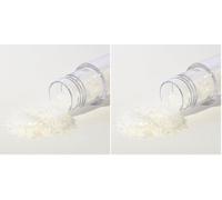 PME Magic Sparkles, Edible Iridescent Glitter - White Crystal (3g) (Pack of 2)