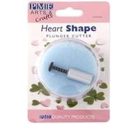 PME MH148 Heart Shape Aluminium Plunger Cutter, Medium Size, 10 mm, White