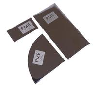 PME Mini Flexible Icing Side Scrapers, Set of 3