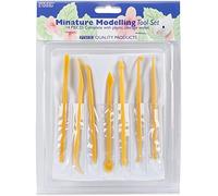 PME MM121 Miniature Modelling Tools, Set of 14, Yellow