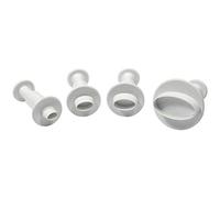 PME MO154 Oval Plunger Cutters, Small, Medium, Large, X-Large Sizes, Set of 4