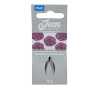 PME NZ103 JEM Medium Petal / Ruffle Piping Nozzle no. 103, Silver