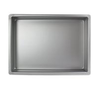 PME OBL10153 Aluminium Oblong Cake Pan 10 x 15 x 3-Inch Deep , Silver