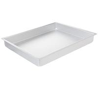 PME OBL12162 Aluminium Oblong Cake Pan Silver 12 x 16 x 2-Inch Deep