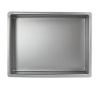PME OBL12162 Aluminium Oblong Cake Pan Silver 12 x 16 x 2-Inch Deep