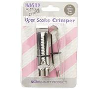 PME Open Scallop Serrated Crimpers, Large and Small Sizes, Set of 2, Silver, 8.5 x 2 x 1.5 cm