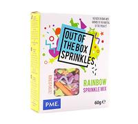 PME Out of the Box Sprinkles Themed Sugar Decorations 60g - Rainbow Mix