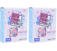 PME Out the Box Sprinkle Mix, Candy Floss (Pack of 2)