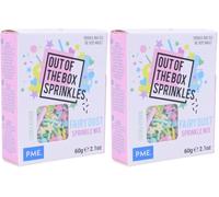 PME Out the Box Sprinkle Mix, Fairy Dust (Pack of 2)