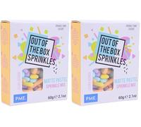 PME Out the Box Sprinkle Mix, Matte Pastel (Pack of 2)