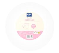 PME Pack of 5 Round Cake Cards, White (8" / 20cm)