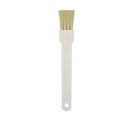 PME Pastry Brush, White, Small size | Spreads egg wash, glaze or melted butter evenly over delicate bakes, suited for professional kitchen use.