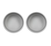 PME RND063 Anodised Aluminium Round Cake Pan 6 x 3-Inch Deep, Silver (