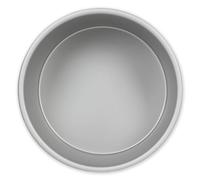 PME RND084 Anodised Aluminium Round Cake Pan 8 x 4-Inch Deep , Silver, 8-inch