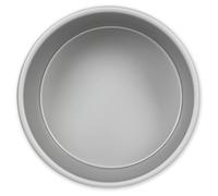 PME RND104 Anodised Aluminium Round Cake Pan 10 x 4-Inch Deep , Silver