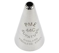 PME Seamless Stainless Steel Large Closed Rope Supatube no. 44C,1.72 x 1.72 x 3.5 cm, Silver