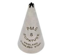 PME Seamless Stainless Steel Small Star Supatube no. 5, Silver