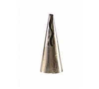PME Seamless Stainless Steel Waved Design Frill Tube,1.72 x 1.72 x 4 cm, Silver