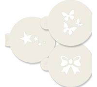 PME Set of 3 Classic Stencils, 0.1 x 10 x 15.7 cm