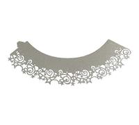 PME Silver Stars Cupcake Wrappers, Pack of 12