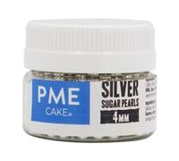 PME Silver Sugar Pearls 4mm