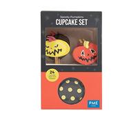 PME Spooky Pumpkins Halloween Cupcake Cases & Topper Set